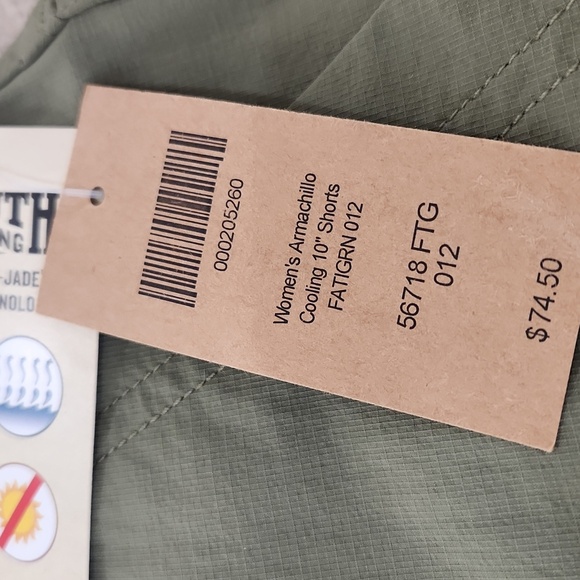 Duluth AMACHILO 10" Shorts,light Olive Womens 12 - Picture 6 of 6